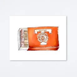 Texas Longhorns Art Print