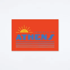 Thinking of You Athens Postcard