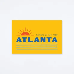 Thinking of You Atlanta Postcard