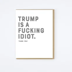 Trump Idiot Card