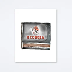 UGA Art Print