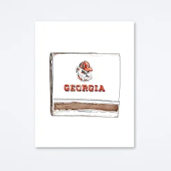 UGA Art Print