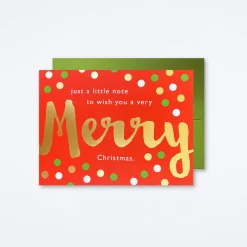 Very Merry Boxed Christmas Card Set
