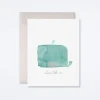 Welcome Little One Whale Card