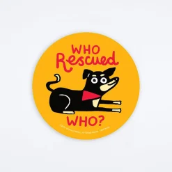 Who Rescued Who? Sticker