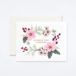 Wishing You Comfort Bouquet Card