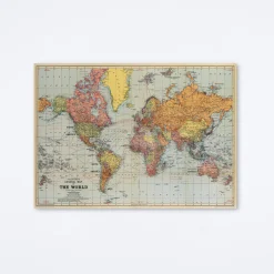 World Map Wrap