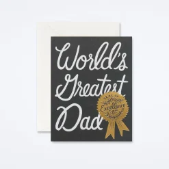 World's Greatest Dad Card